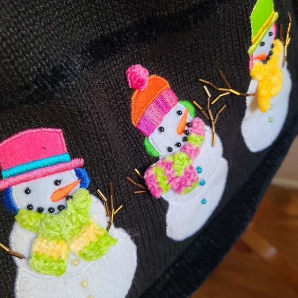 Quacker Factory • Snowman Sweater • Ugly • Christmas • Fun • Large - Picture 4 of 6